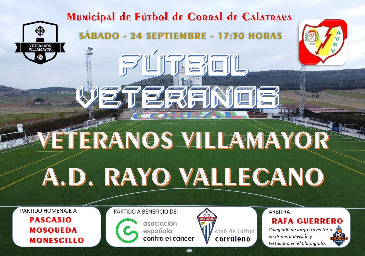 Cartel veteranos partido en Corral