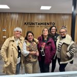 De izquierda a derecha, Carolina, Laura, Mari Carmen, Esperanza e Isabel