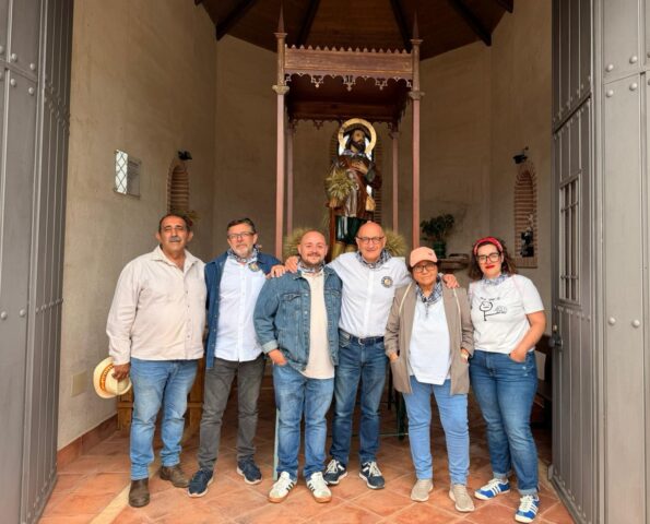 Equipo de Gobierno del Ayuntamiento de Corral de Calatrava durante San Isidro