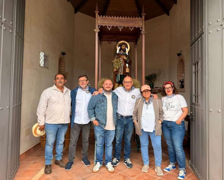 Equipo de Gobierno del Ayuntamiento de Corral de Calatrava durante San Isidro