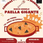 Cartel paella gigante