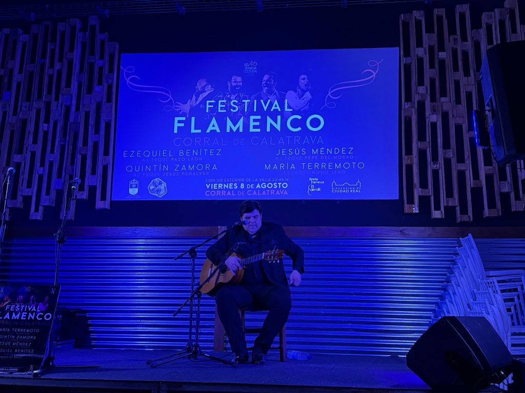 Ricardo Fernández del Moral ameniza la presentación del cartel del XLVI Festival Flamenco de Corral de Calatrava