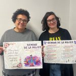 Rosa Suñé (izquierda) y Nai Sobrino presentan el programa de la Semana de la Mujer