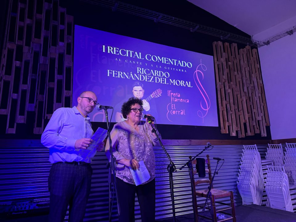 Rosa Suñé y José Antonio Nieto presentan el acto del anuncio del cartel